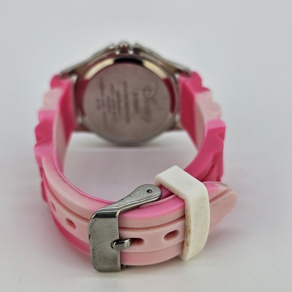 Disney Minnie‎ Mouse Women Watch 32MM Pink Plastic Bands New Battery - Picture 7 of 11